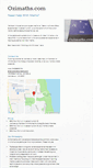 Mobile Screenshot of ozimaths.com